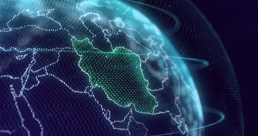 نقشه دیجیتالی ایران